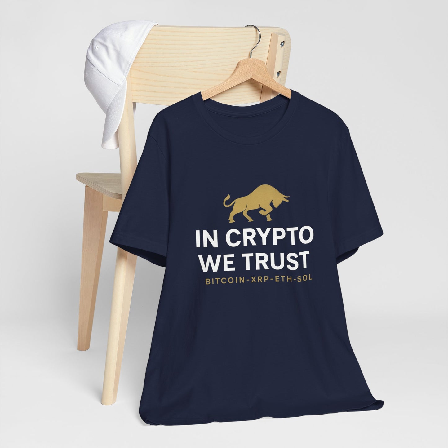 Premium Crypto Investor Shirt – In Crypto We Trust Bull Design by TheBullThread