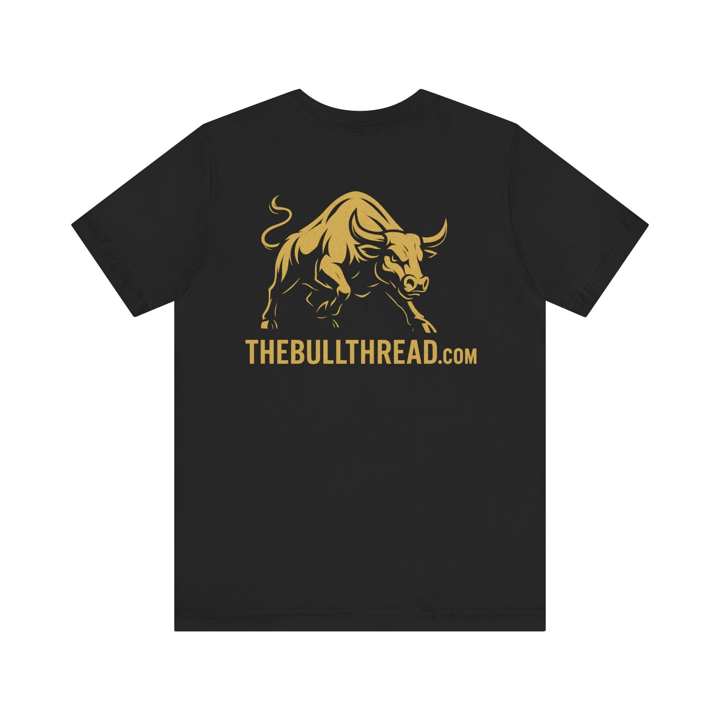 Premium Gold Motivational Streetwear Tee by The BullThread | Job Pays the Bills Business Pays the Lifestyle | Luxury Investor Shirt