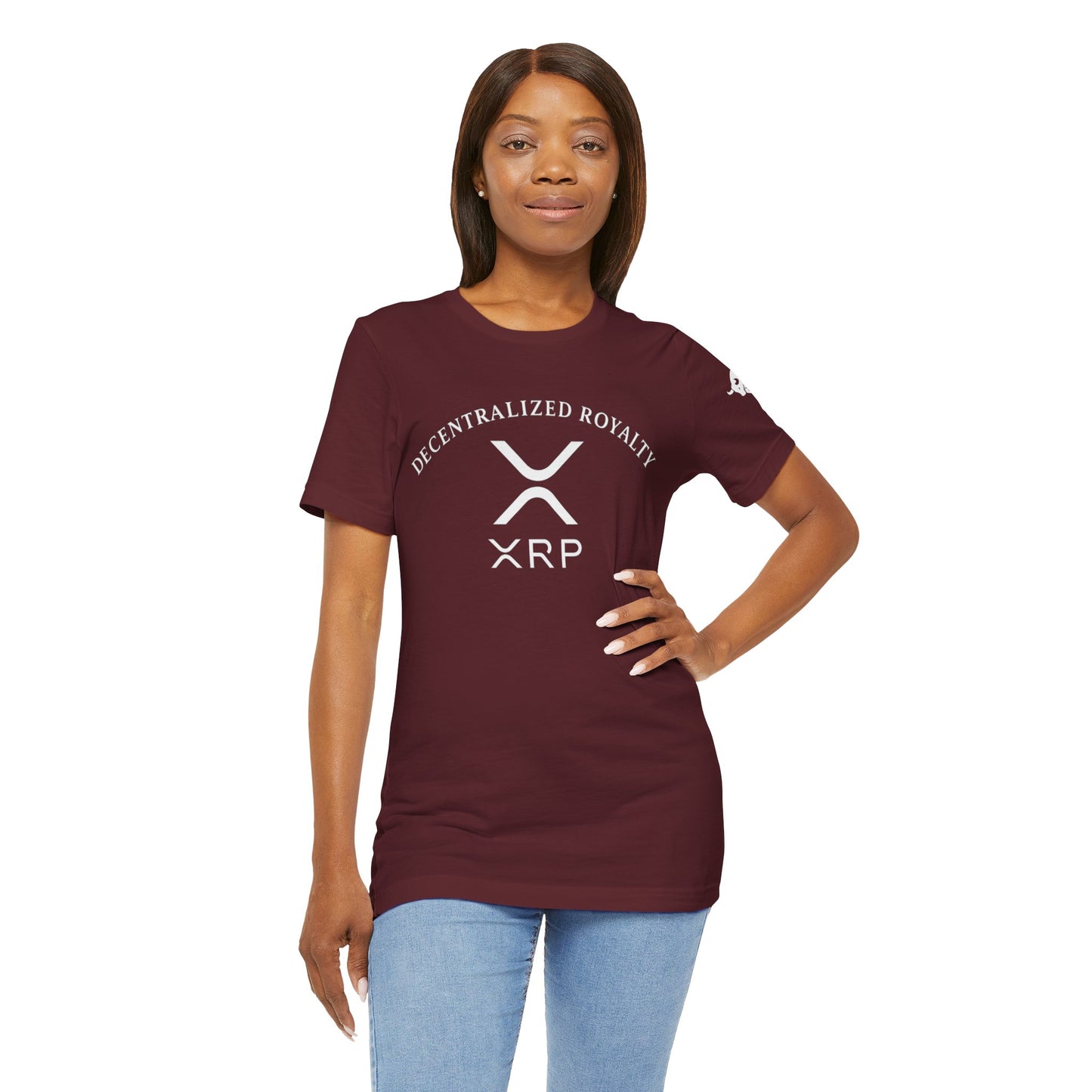 Premium XRP Investor Shirt - Decentralized Royalty Bull Sleeve Design by TheBullThread
