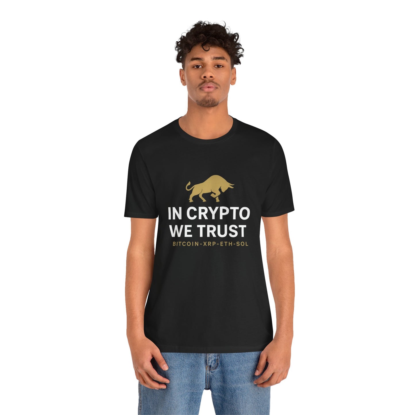 Premium Crypto Investor Shirt – In Crypto We Trust Bull Design by TheBullThread