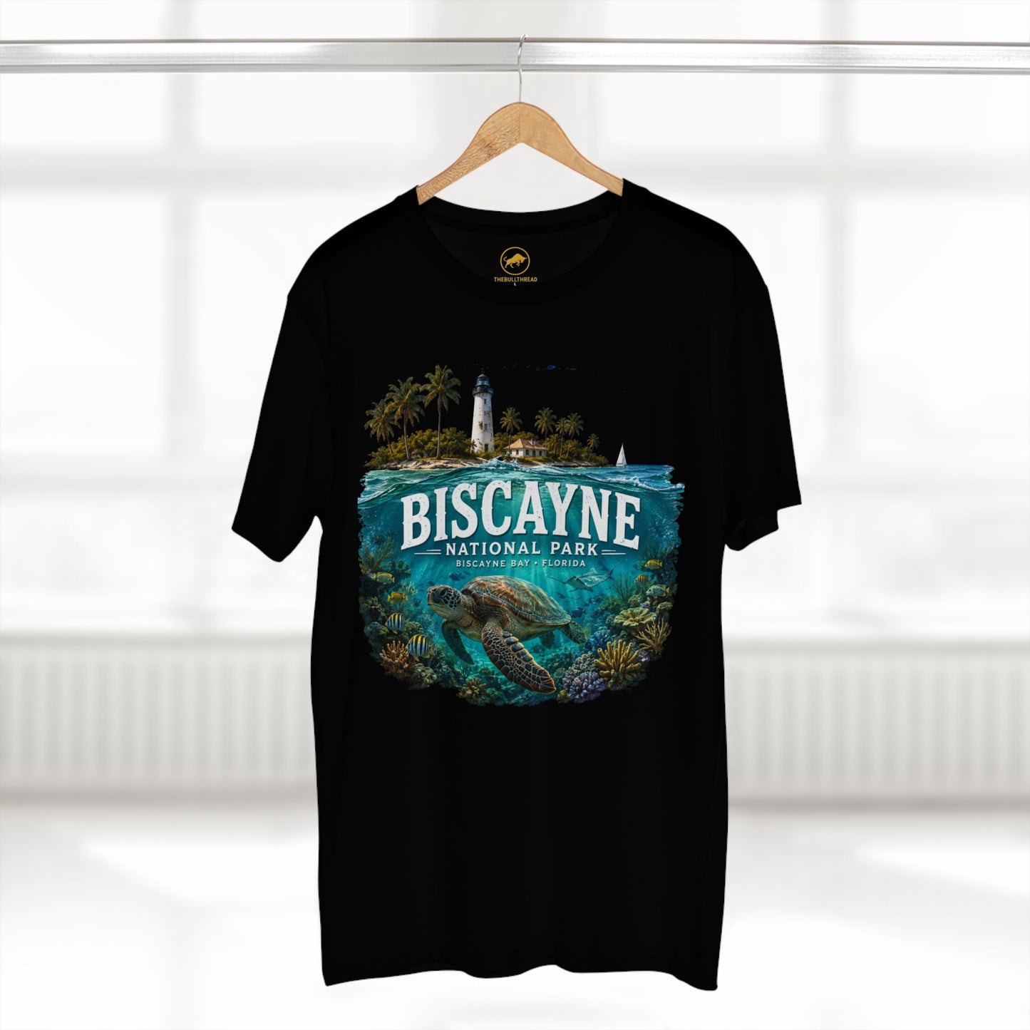 Biscayne National Park Shirt Sea Turtle Florida Graphic Tee Coral Reef Lighthouse Ocean Adventure T Shirt