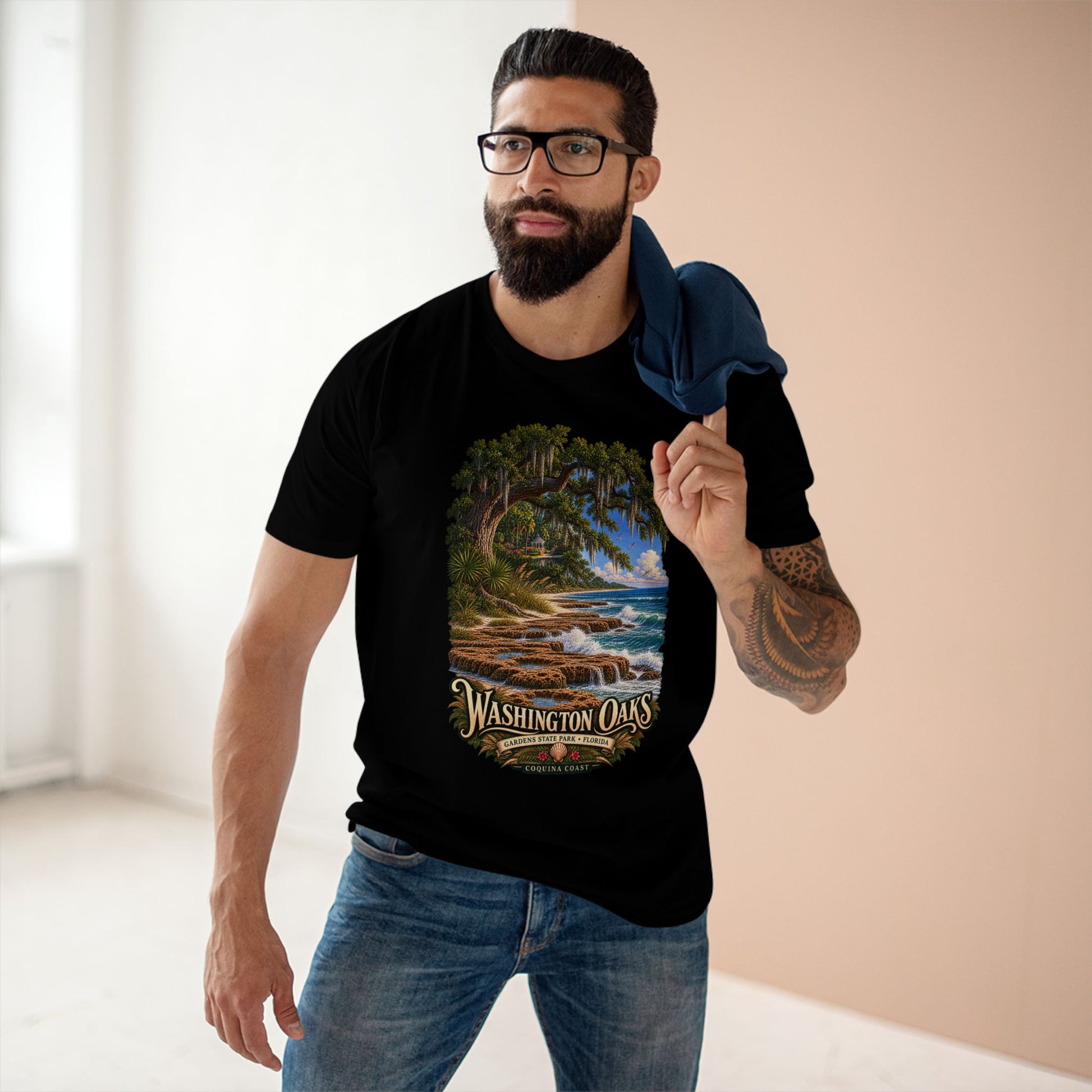 Washington Oaks Gardens State Park T Shirt, Palm Coast Florida Coquina Coast Tee.