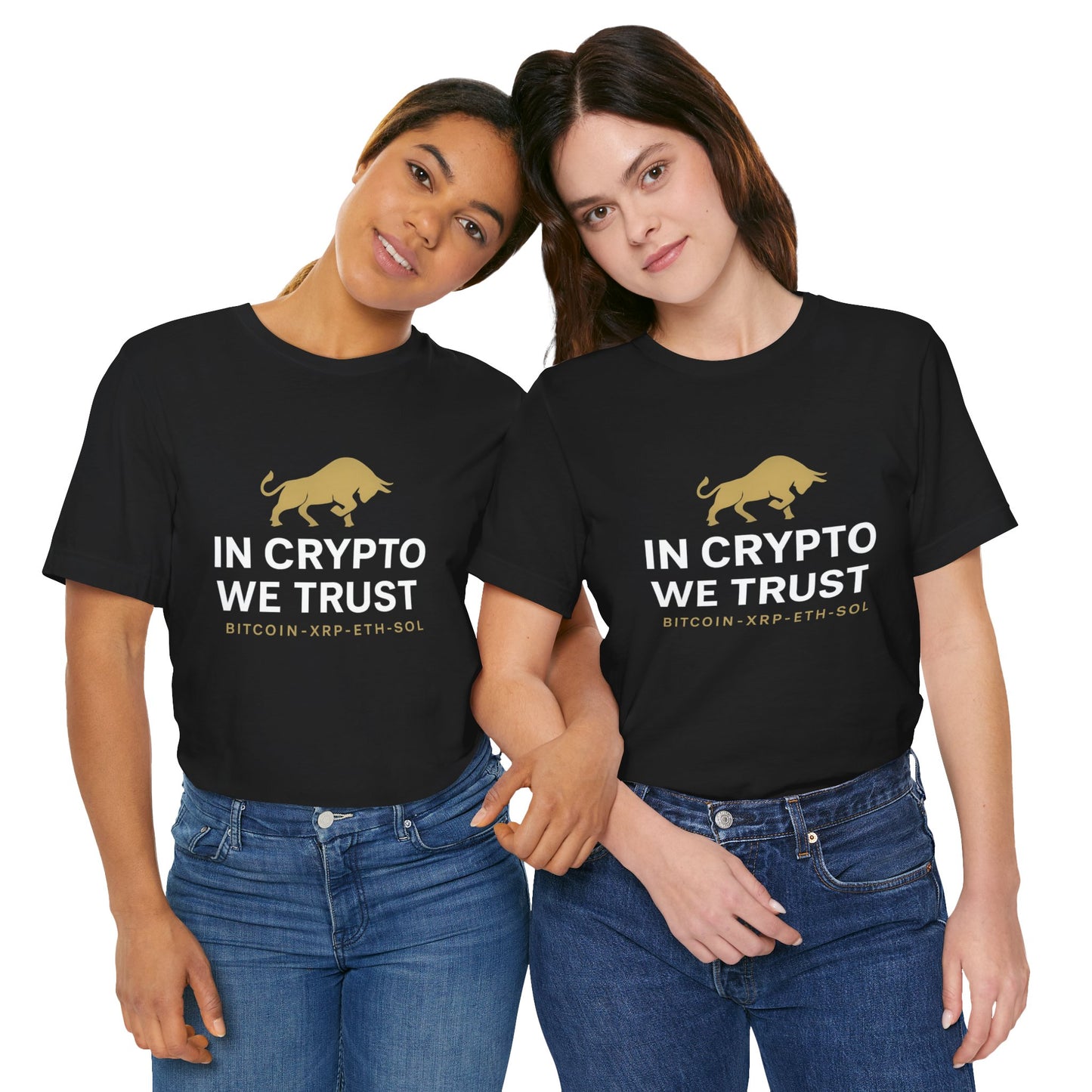 Premium Crypto Investor Shirt – In Crypto We Trust Bull Design by TheBullThread