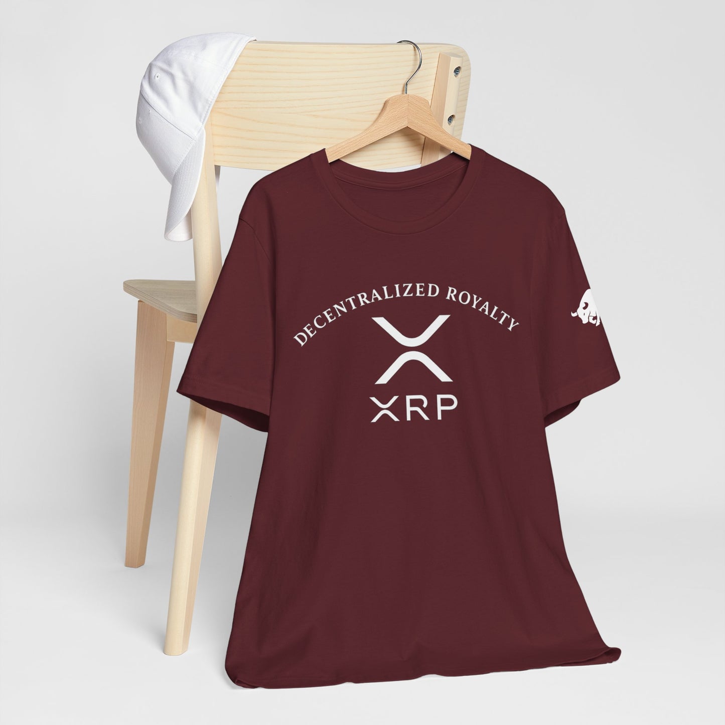 Premium XRP Investor Shirt - Decentralized Royalty Bull Sleeve Design by TheBullThread