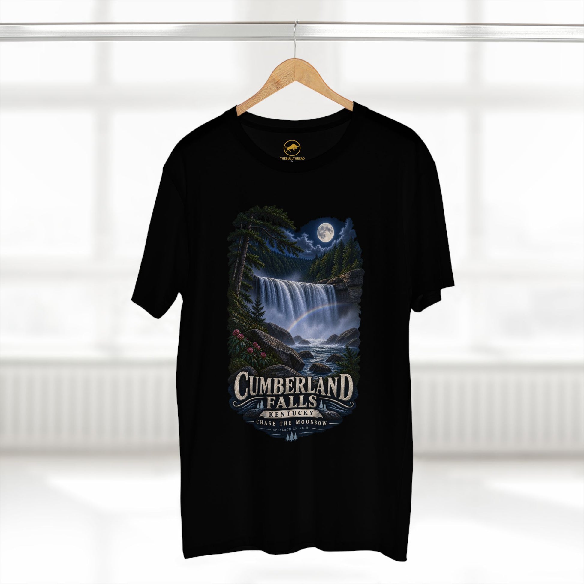 Cumberland Falls Kentucky Shirt, Moonbow Waterfall T-Shirt, Appalachian Nature Tee, Kentucky Hiking Gift, Vintage Outdoor Graphic.