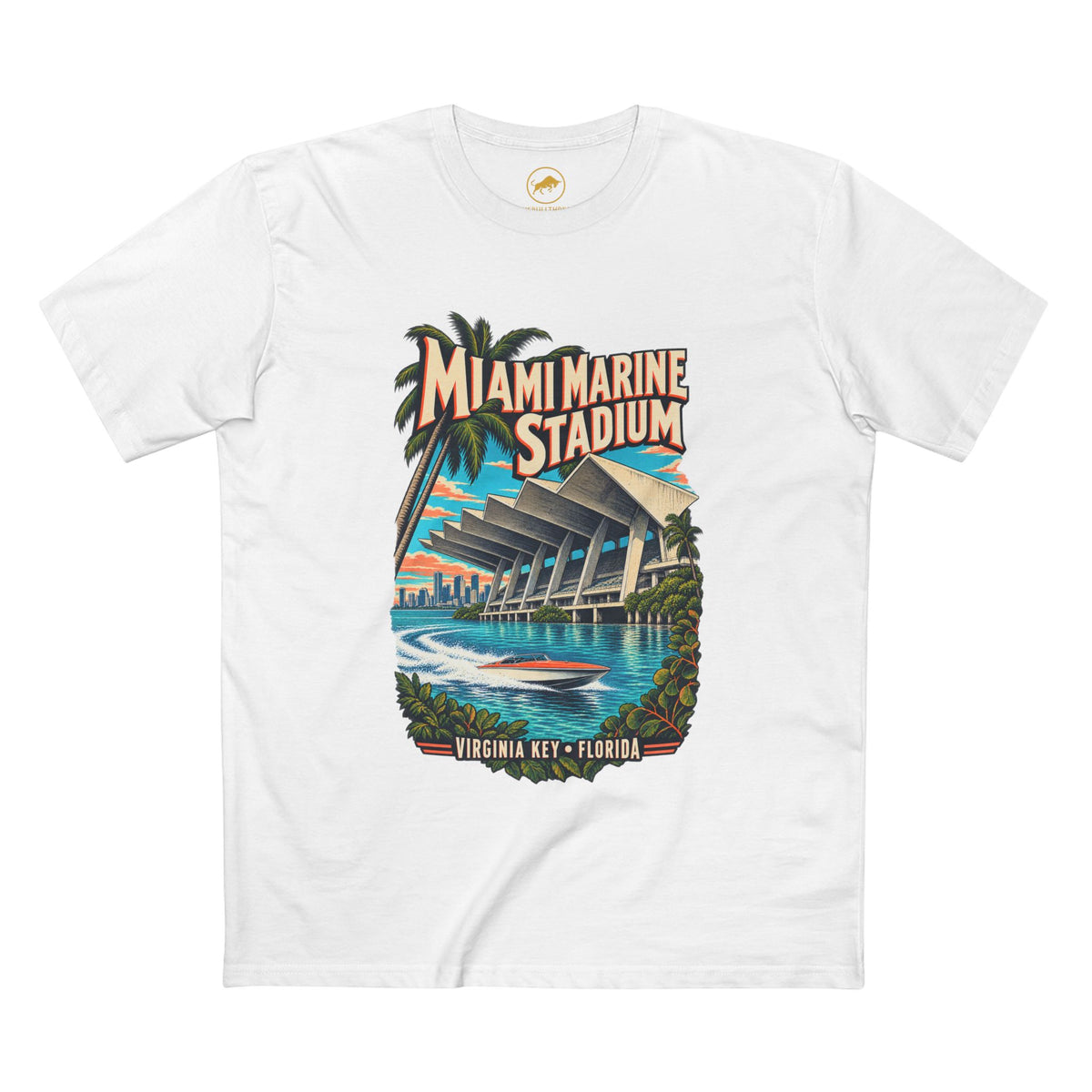Miami Marine Stadium Shirt, Virginia Key Florida Mid-Century Architecture Tee