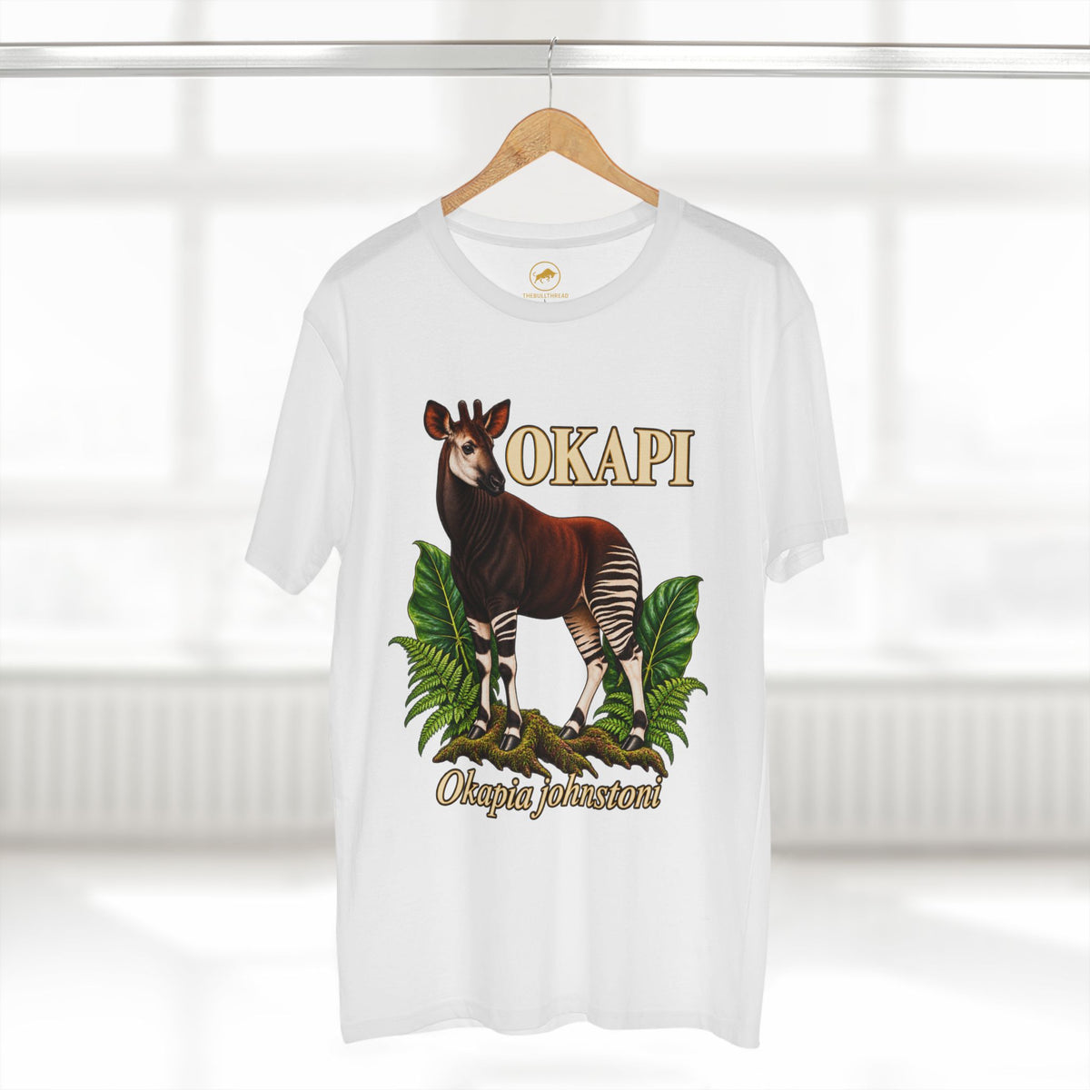 Okapi Shirt, Congo Rainforest Wildlife Tee.