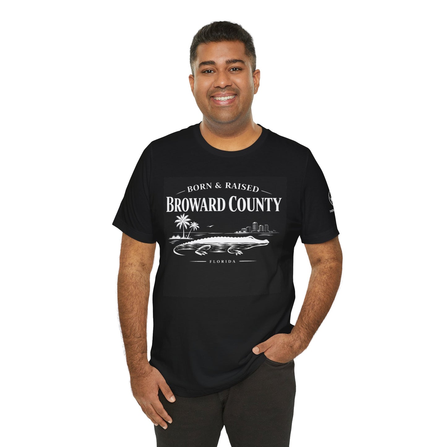 Broward County Born & Raised Shirt, South Florida Gator Tee, 954 Florida Local Shirt, Fort Lauderdale Beach, Premium Streetwear
