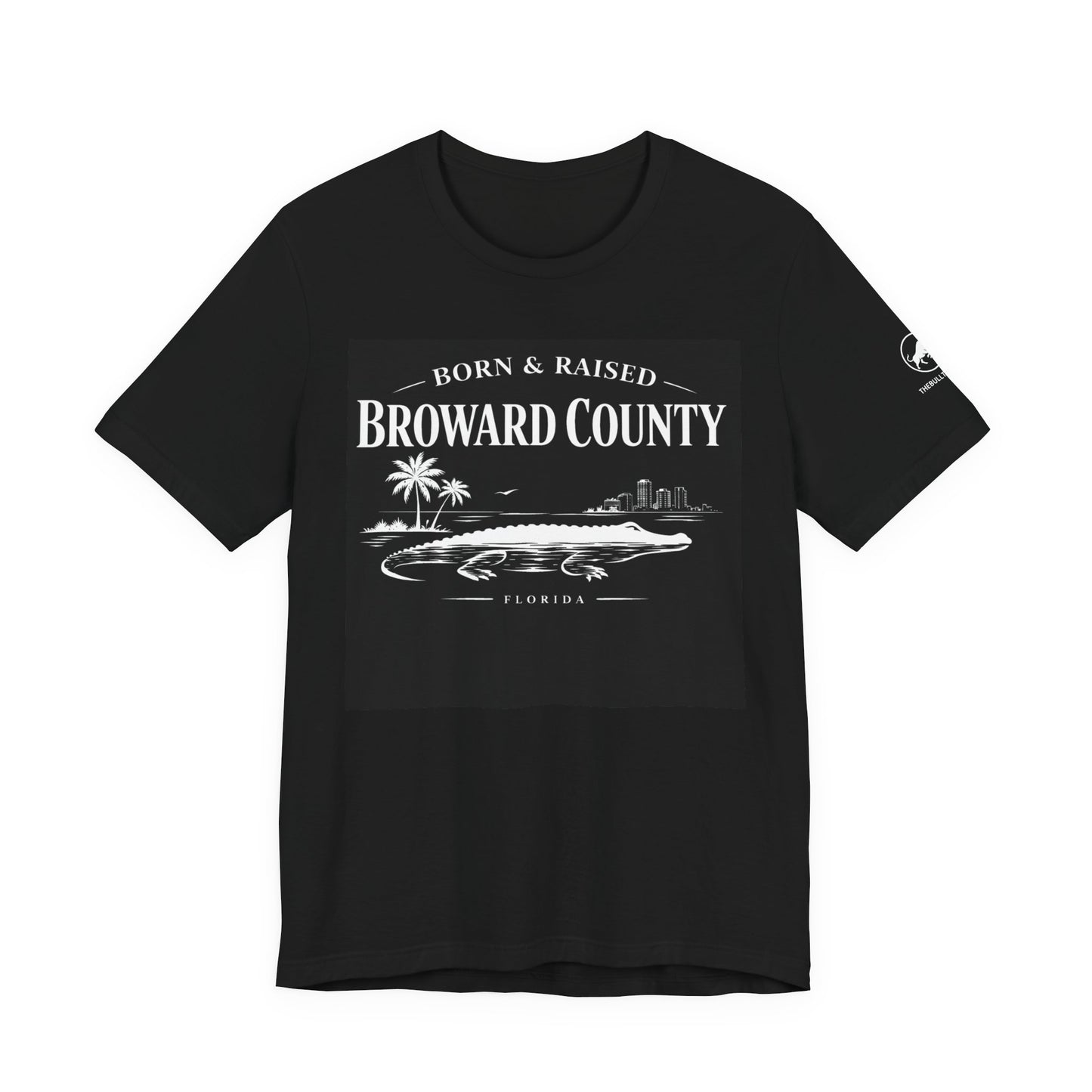 Broward County Born & Raised Shirt, South Florida Gator Tee, 954 Florida Local Shirt, Fort Lauderdale Beach, Premium Streetwear