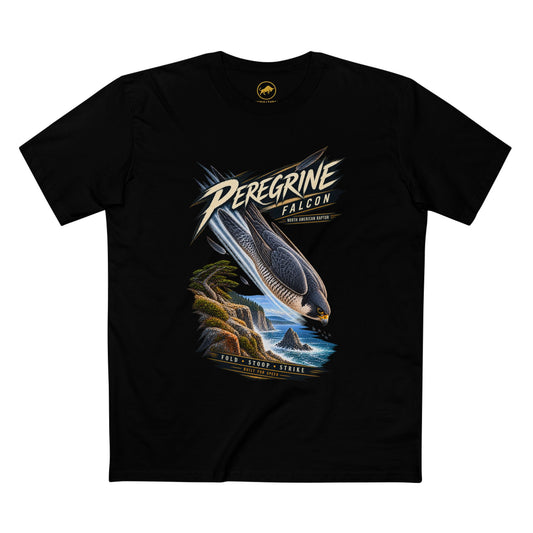 Peregrine Falcon Shirt, Bird of Prey Graphic Tee, Birding Raptor Wildlife T-Shirt