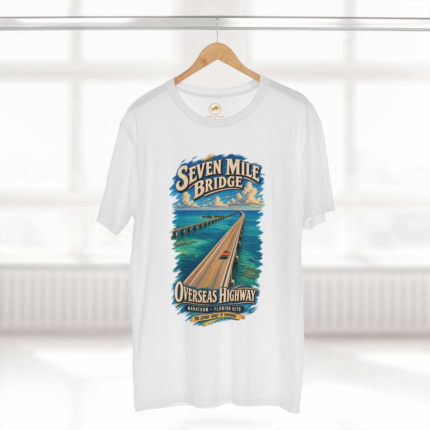 Seven Mile Bridge Shirt, Florida Keys T-Shirt, Overseas Highway US 1 Tee, Marathon Florida Road Trip Gift, Road to Paradise