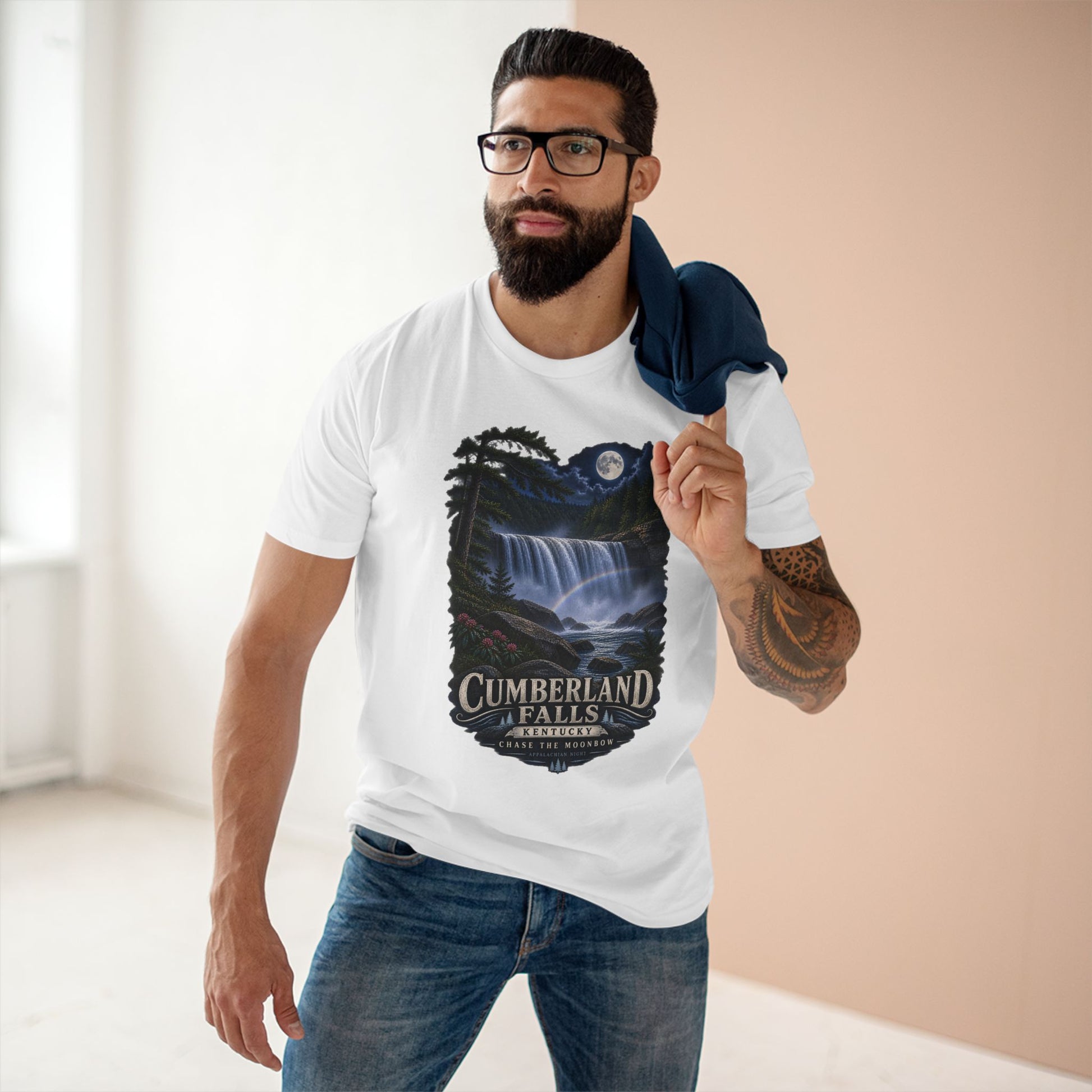 Cumberland Falls Kentucky Shirt, Moonbow Waterfall T-Shirt, Appalachian Nature Tee, Kentucky Hiking Gift, Vintage Outdoor Graphic.