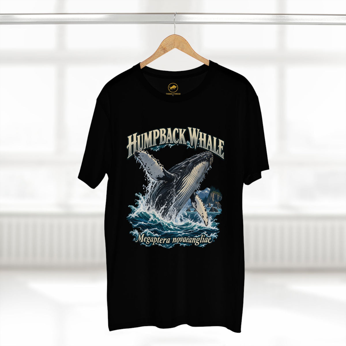 Humpback Whale Shirt, Breaching Ocean Wildlife Tee.