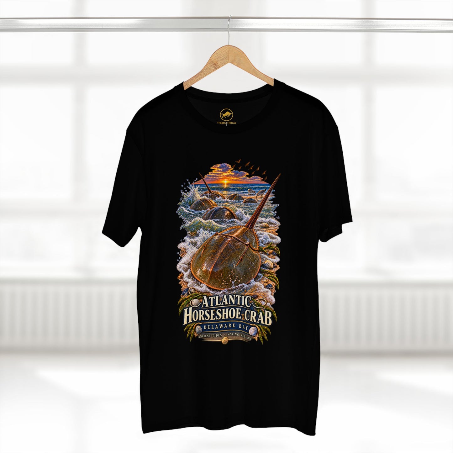 Atlantic Horseshoe Crab Shirt - Delaware Bay Natural History Marine Wildlife Tee