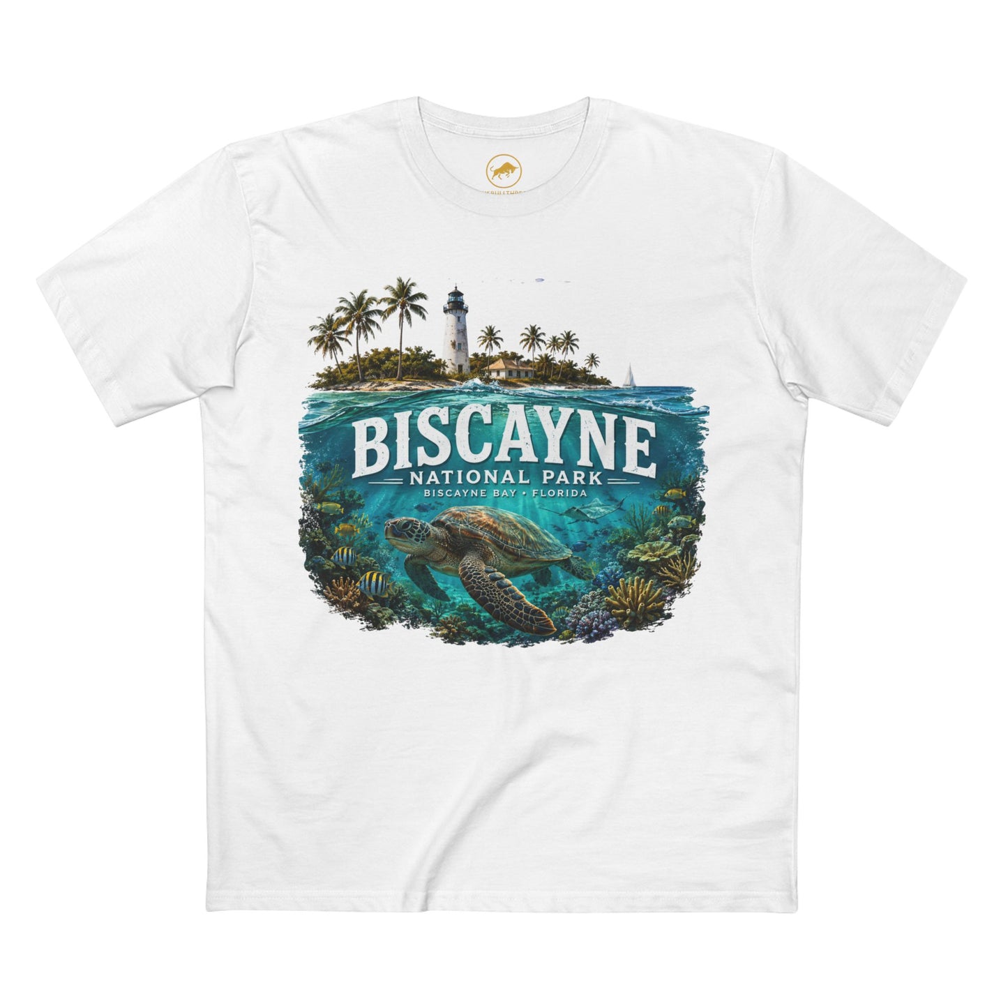 Biscayne National Park Shirt Sea Turtle Florida Graphic Tee Coral Reef Lighthouse Ocean Adventure T Shirt