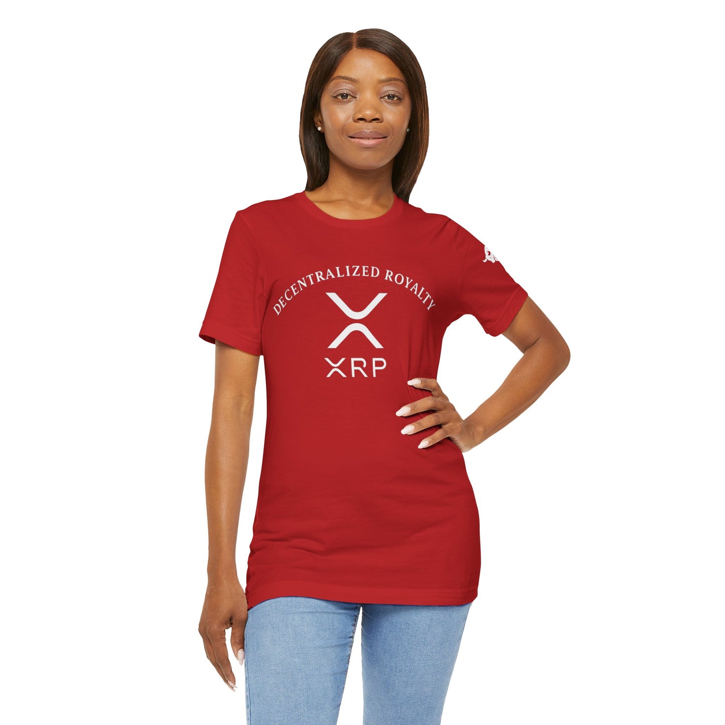 Premium XRP Investor Shirt - Decentralized Royalty Bull Sleeve Design by TheBullThread