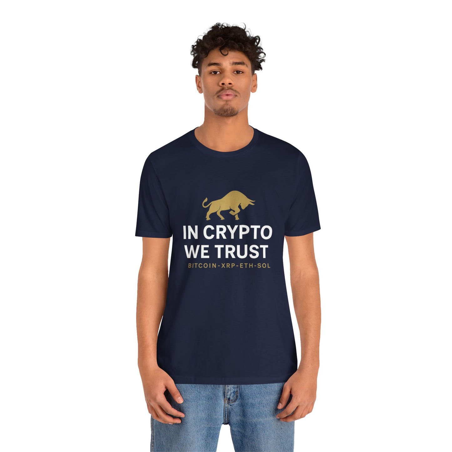 Premium Crypto Investor Shirt – In Crypto We Trust Bull Design by TheBullThread