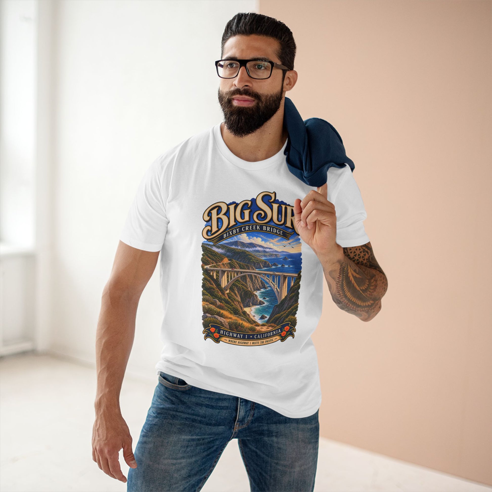 Big Sur Bixby Creek Bridge T-Shirt | California Coast Highway 1 Travel Tee.