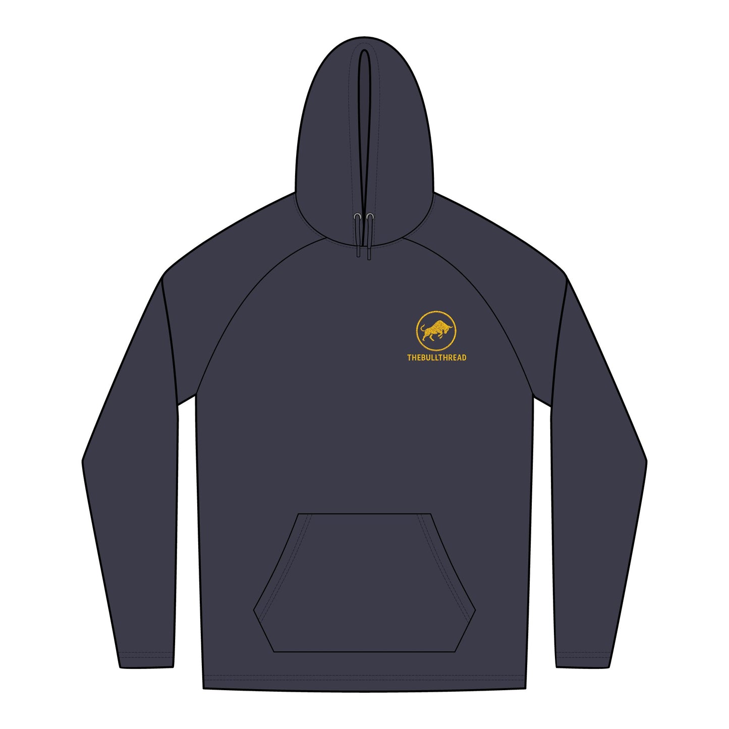 Embroidered Lightweight Pullover Hoodie - New Era NEA137 by TheBullThread