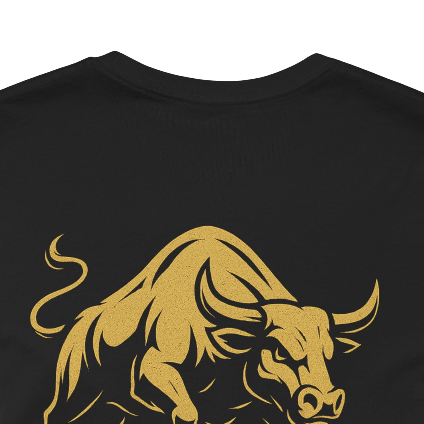 Premium Gold Motivational Streetwear Tee by The BullThread | Job Pays the Bills Business Pays the Lifestyle | Luxury Investor Shirt