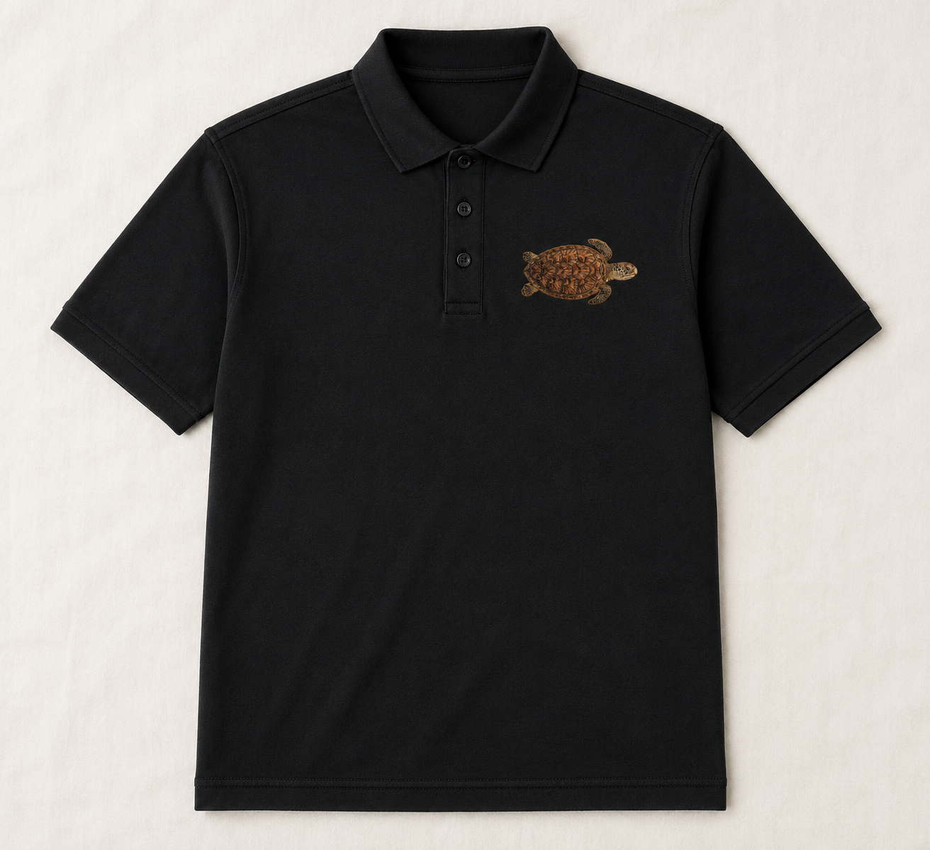 Premium Embroidered Loggerhead Sea Turtle Polo Shirt | Luxury Coastal Golf Polo Florida Ocean Lifestyle Shirt Mercer+Mettle Performance Polo.