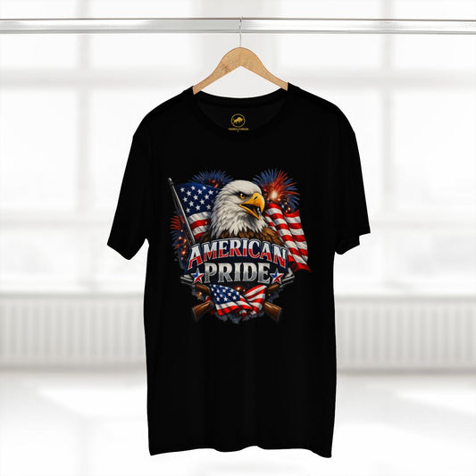 American Pride Bald Eagle AS Colour 5001 Tee, Premium Patriotic USA Shirt