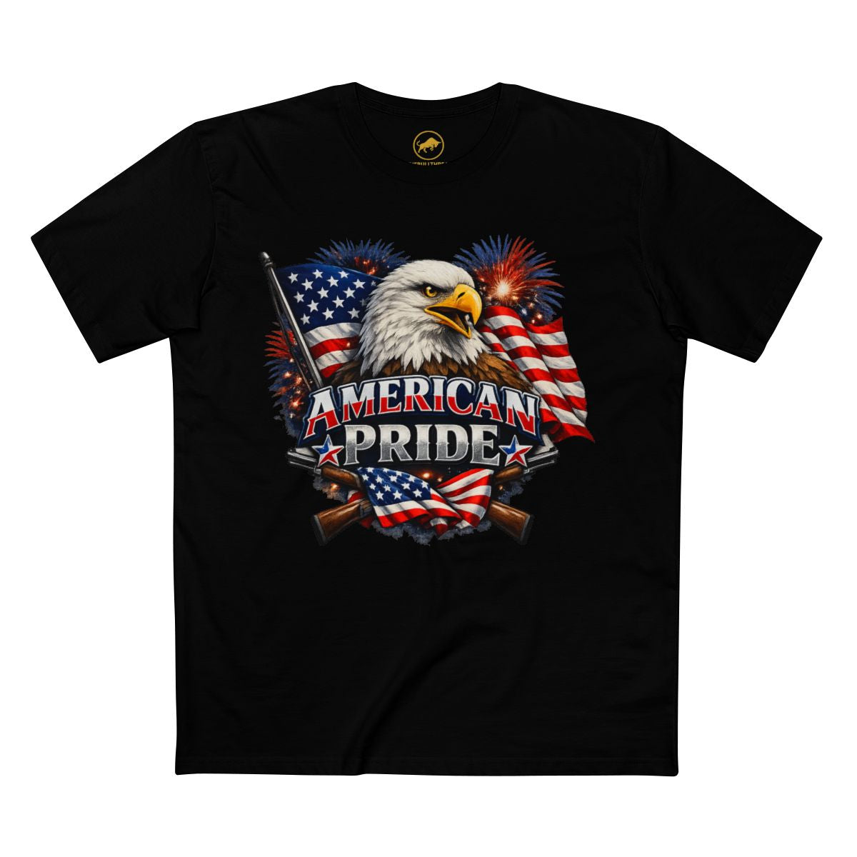 American Pride Bald Eagle AS Colour 5001 Tee, Premium Patriotic USA Shirt
