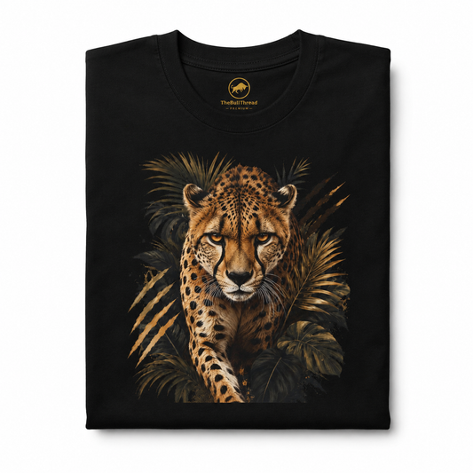 Fierce Cheetah Shirt, Premium Wildlife Graphic Tee, Big Cat Jungle T-Shirt, Power Speed King Animal Lover Gift.