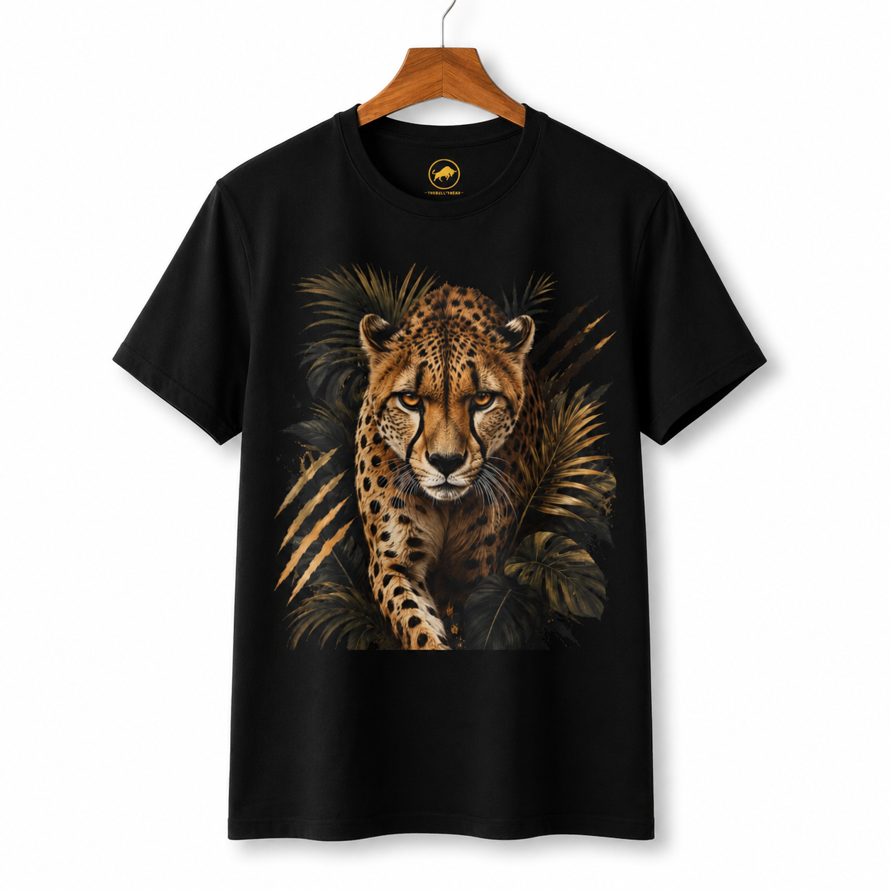 Fierce Cheetah Shirt, Premium Wildlife Graphic Tee, Big Cat Jungle T-Shirt, Power Speed King Animal Lover Gift.