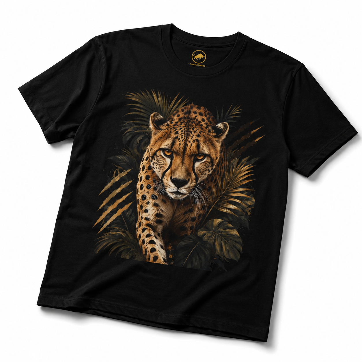 Fierce Cheetah Shirt, Premium Wildlife Graphic Tee, Big Cat Jungle T-Shirt, Power Speed King Animal Lover Gift.