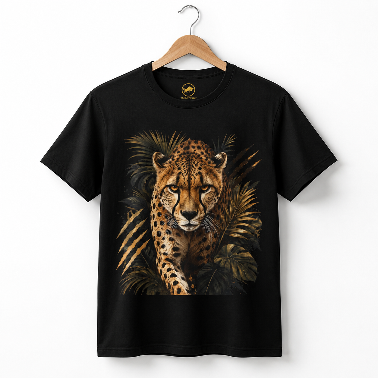 Fierce Cheetah Shirt, Premium Wildlife Graphic Tee, Big Cat Jungle T-Shirt, Power Speed King Animal Lover Gift.