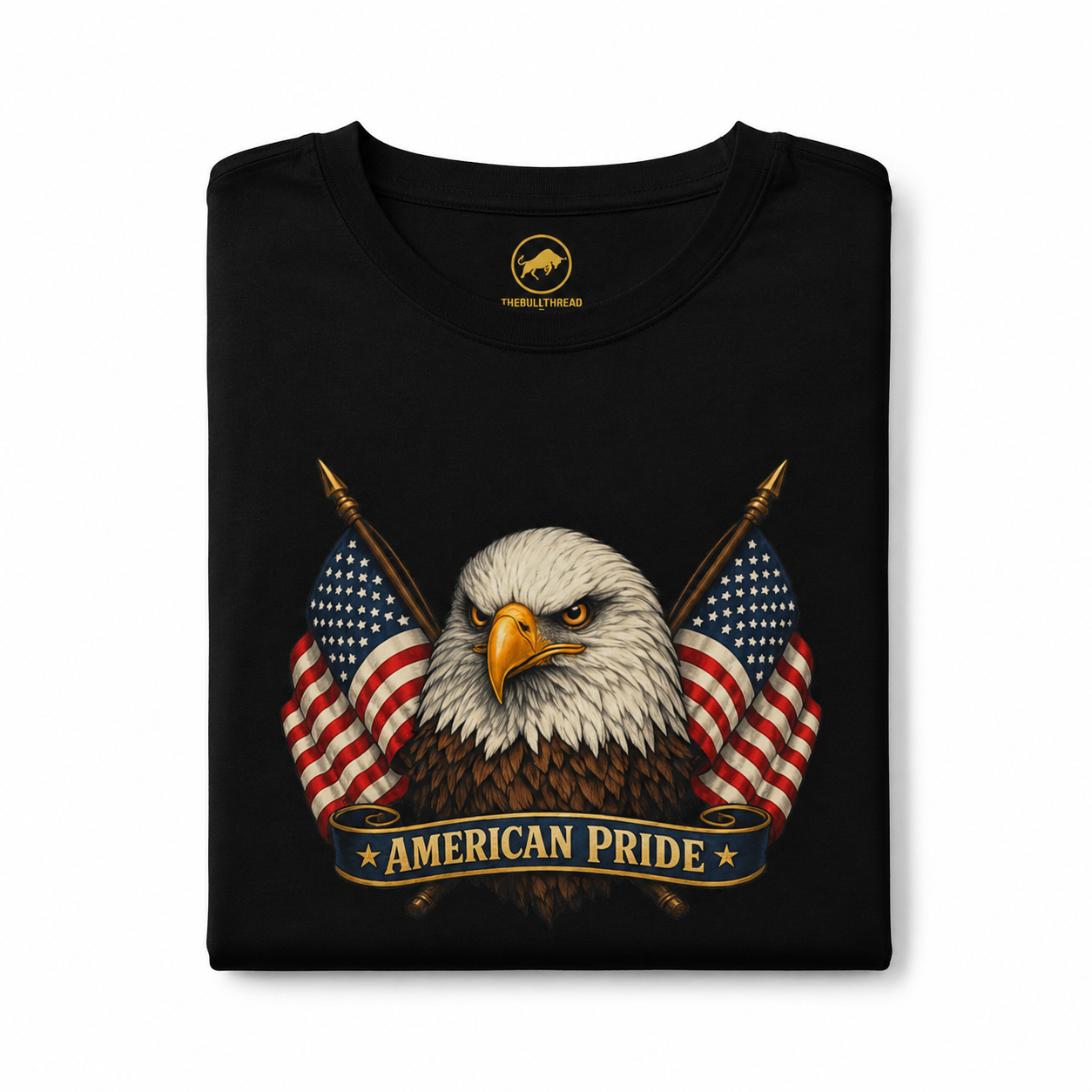 American Pride Bald Eagle Shirt, Premium AS Colour 5001 Patriotic T-Shirt, American Flag Graphic Tee, USA Gift.