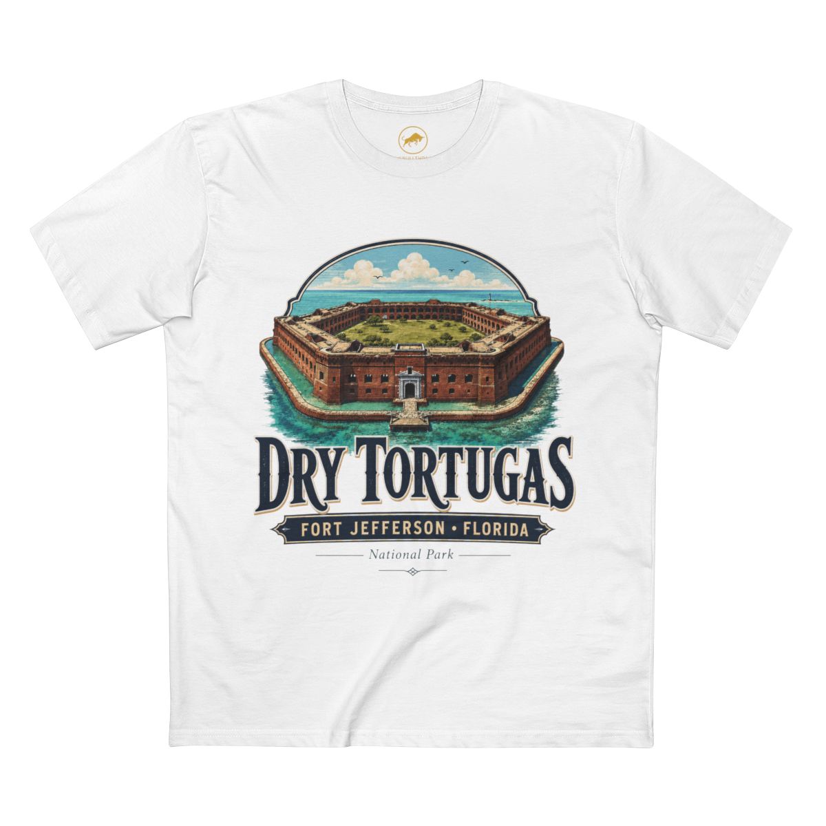 Dry Tortugas Fort Jefferson Florida Shirt, National Park Graphic Tee, Historic Florida Landmark T-Shirt, Florida Keys Travel Gift.