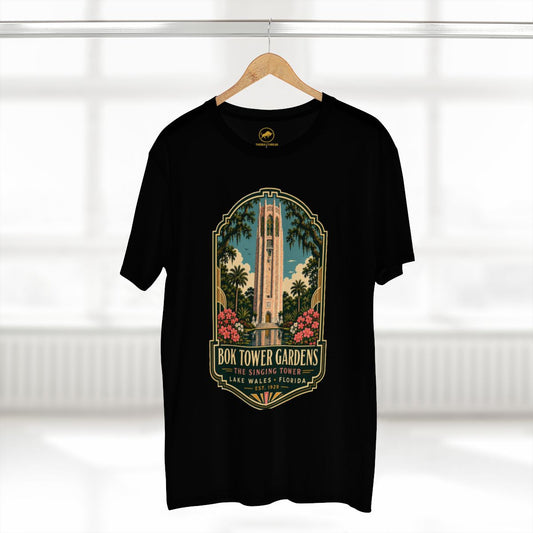 Bok Tower Gardens Shirt, The Singing Tower Tee, Lake Wales Florida T Shirt, Vintage Florida Landmark Gift, AS Colour 5001.
