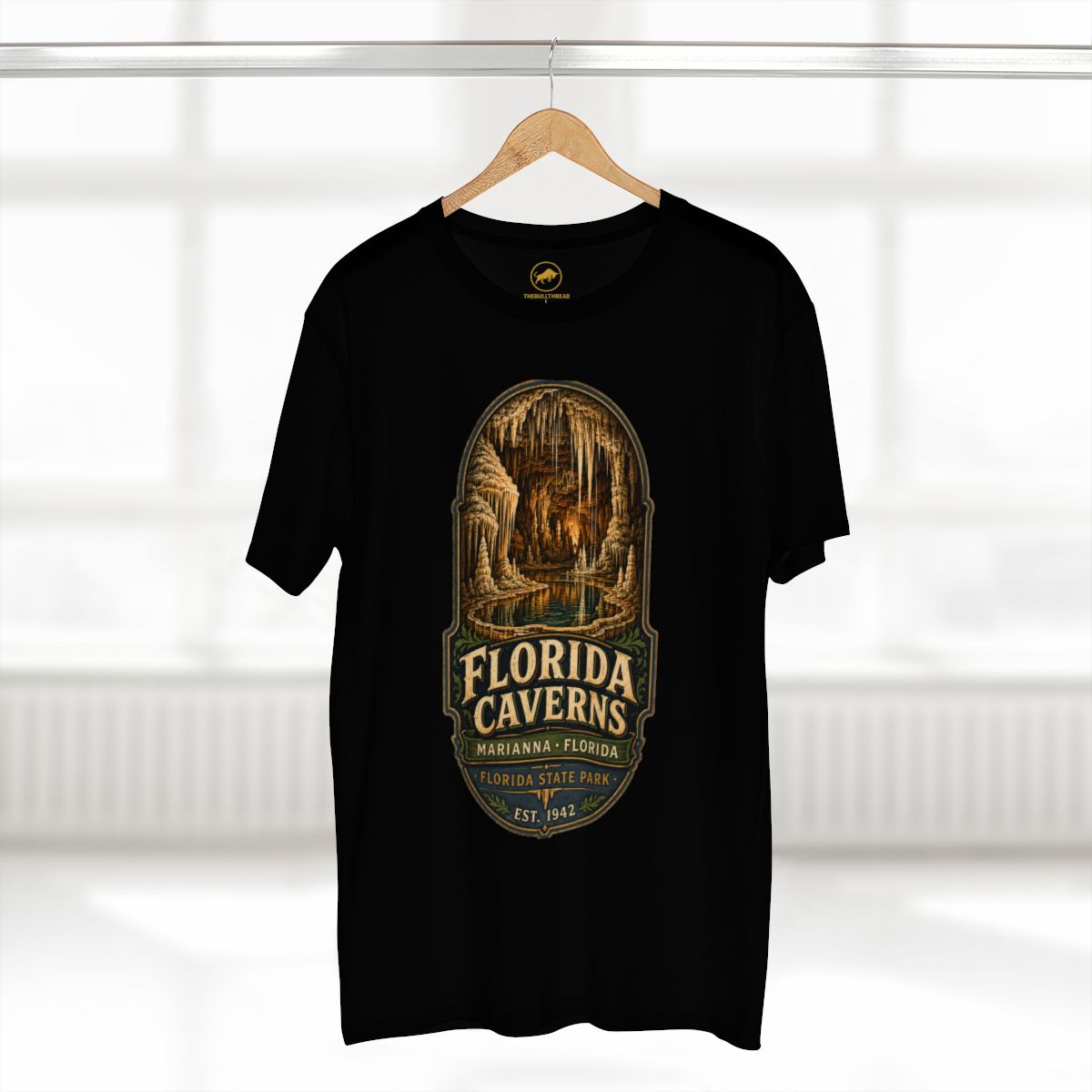 Florida Caverns State Park Shirt, Marianna Florida Cave Tee, Vintage Travel Graphic, Premium AS Colour 5001 Souvenir Gift.