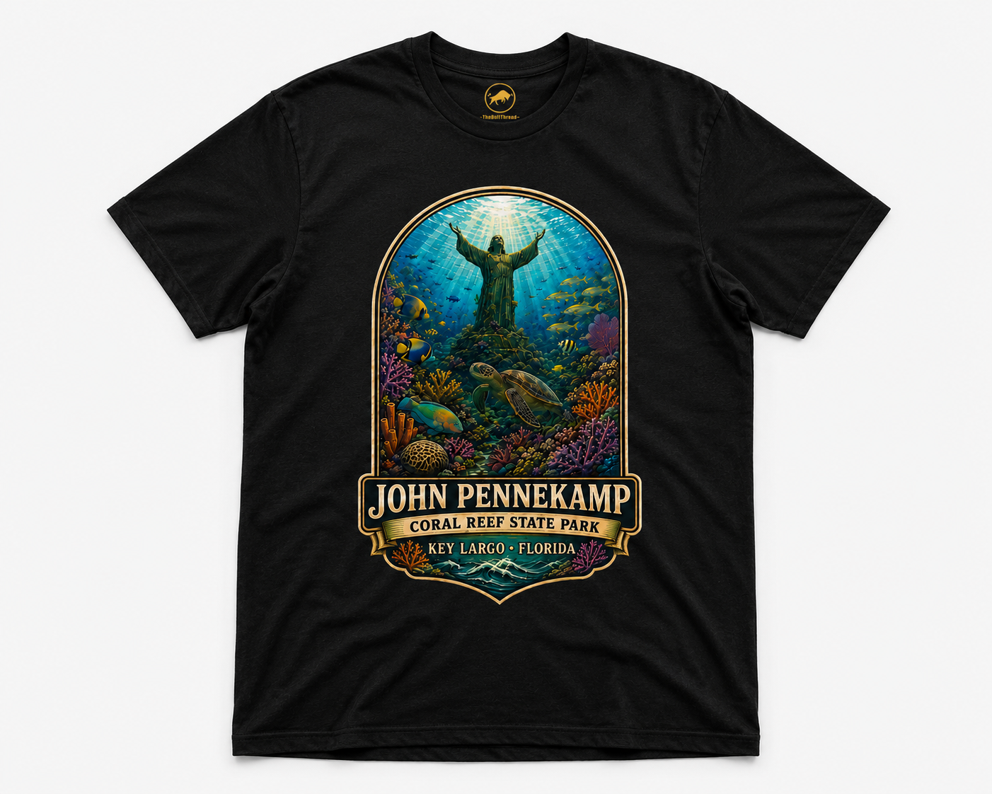 John Pennekamp State Park Shirt, Key Largo Florida Tee, Coral Reef Sea Turtle T-Shirt, Florida Keys Vacation Gift.