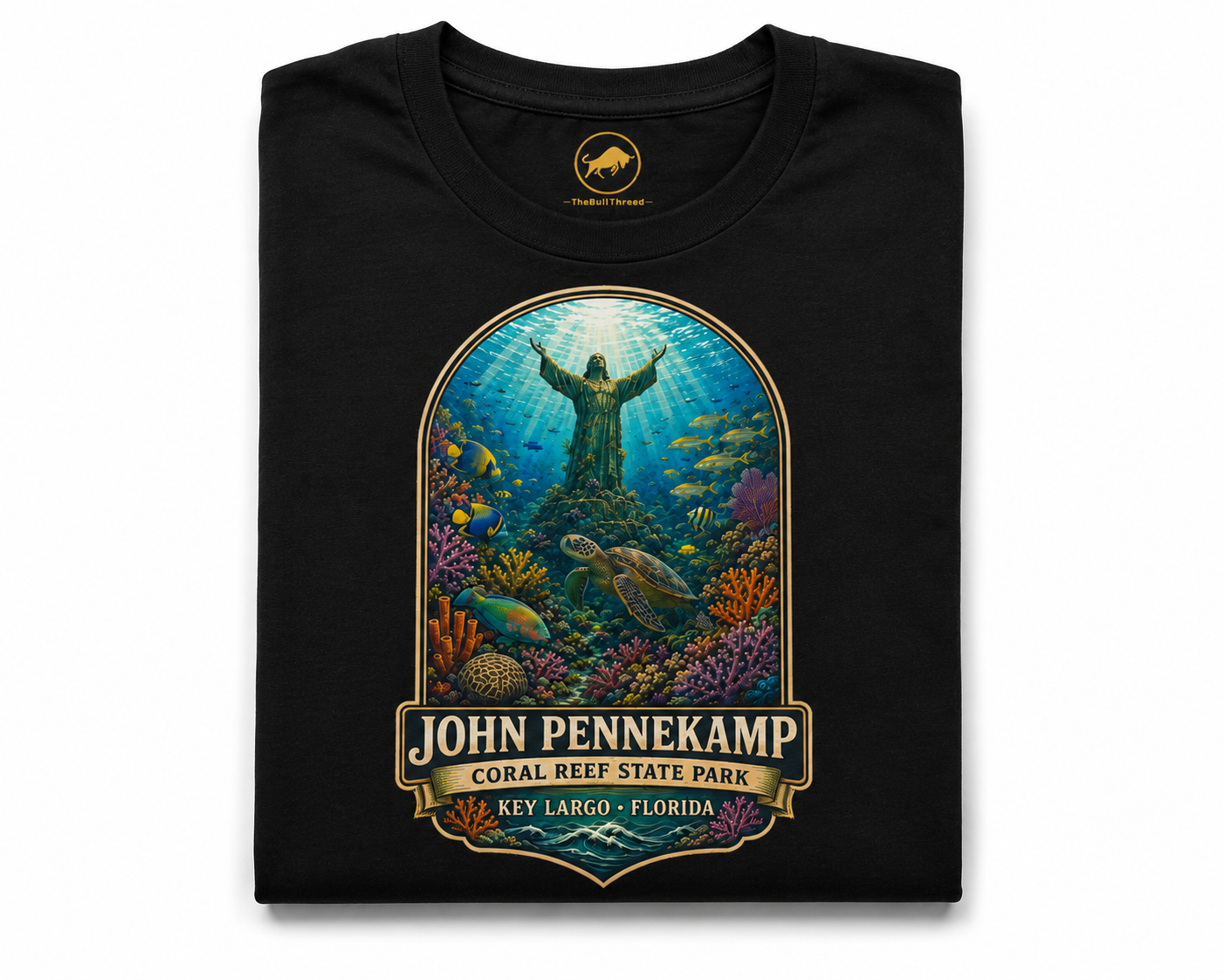 John Pennekamp State Park Shirt, Key Largo Florida Tee, Coral Reef Sea Turtle T-Shirt, Florida Keys Vacation Gift.