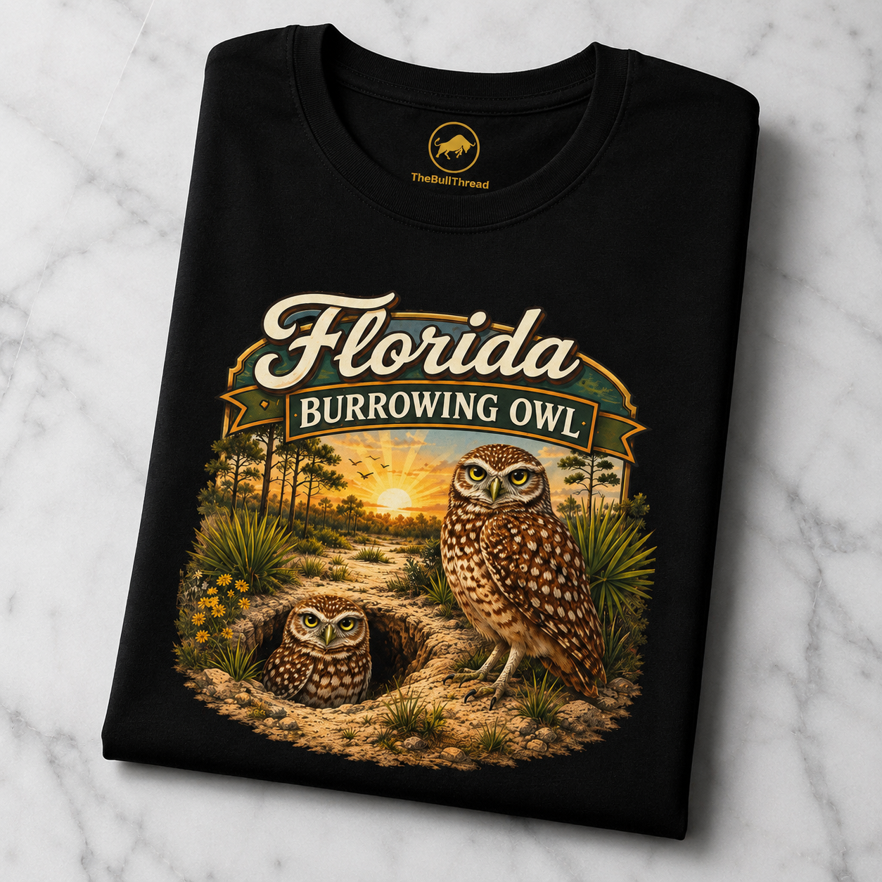 Florida Burrowing Owl Shirt, Florida Wildlife Shirt, Burrowing Owl Tee, Nature Lover Gift, Bird Watching Shirt, Florida Bird Shirt, Premium.