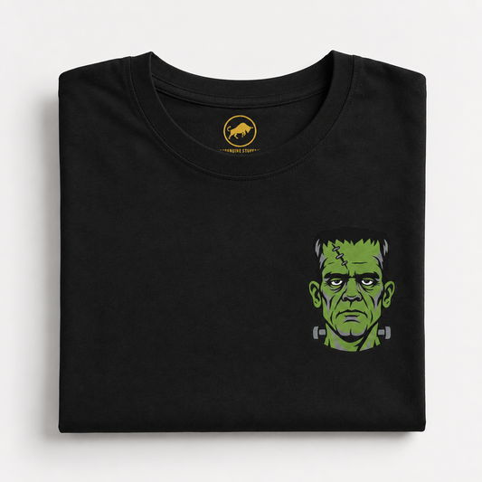 Vintage Green Monster Shirt, Classic Halloween Graphic Tee, Retro Horror T Shirt, Spooky Monster Pocket Print, Halloween Gift.