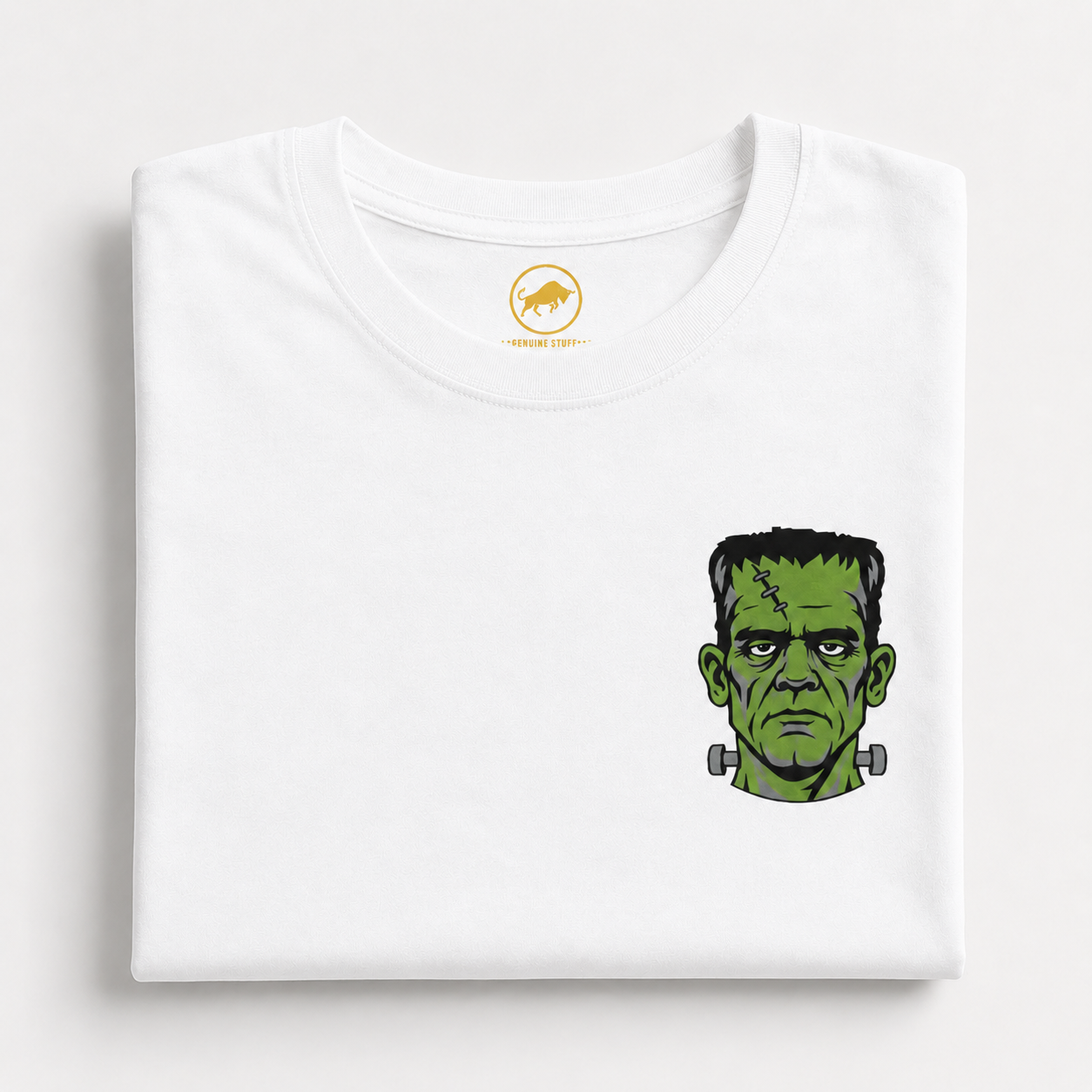 Vintage Green Monster Shirt, Classic Halloween Graphic Tee, Retro Horror T Shirt, Spooky Monster Pocket Print, Halloween Gift.