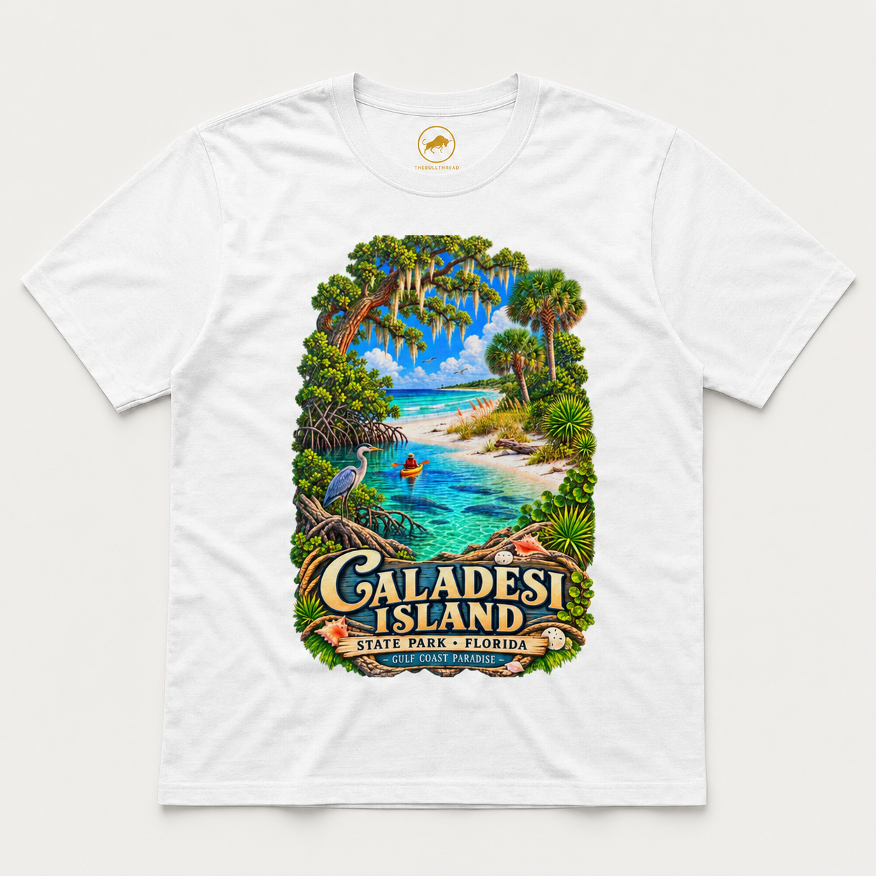Caladesi Island State Park Shirt, Florida Beach Tee, Gulf Coast Kayaking Souvenir.