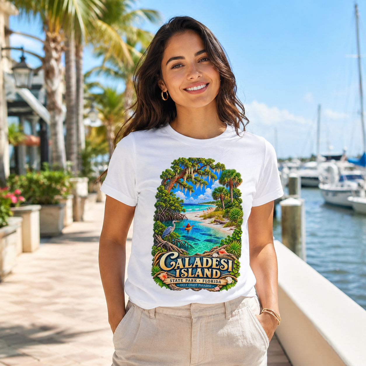 Caladesi Island State Park Shirt, Florida Beach Tee, Gulf Coast Kayaking Souvenir.