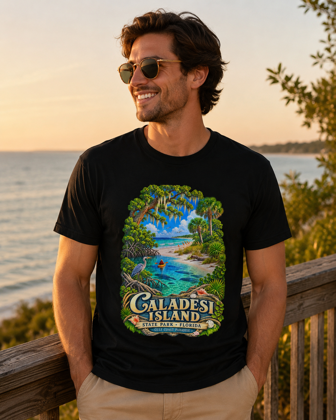 Caladesi Island State Park Shirt, Florida Beach Tee, Gulf Coast Kayaking Souvenir