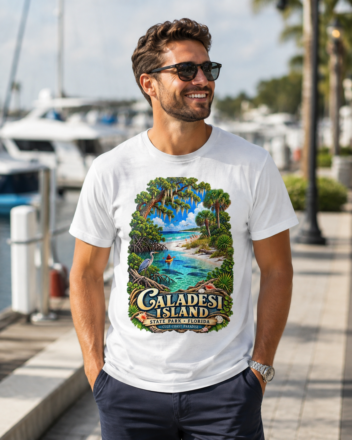 Caladesi Island State Park Shirt, Florida Beach Tee, Gulf Coast Kayaking Souvenir.