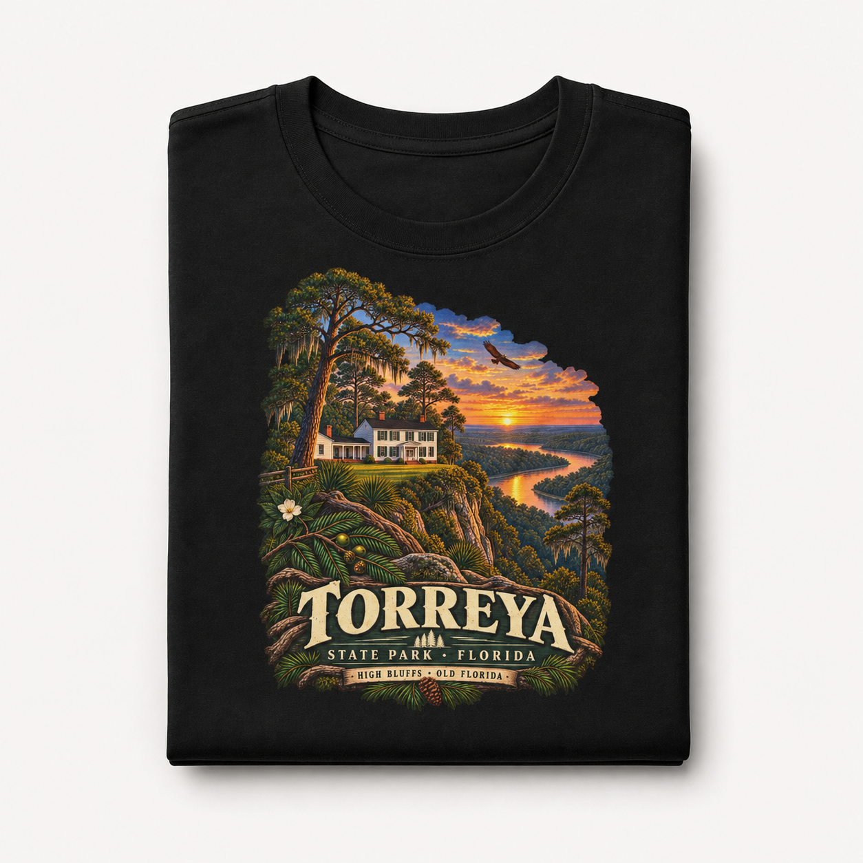 Torreya State Park Shirt, Florida High Bluffs & Gregory House Graphic Tee.