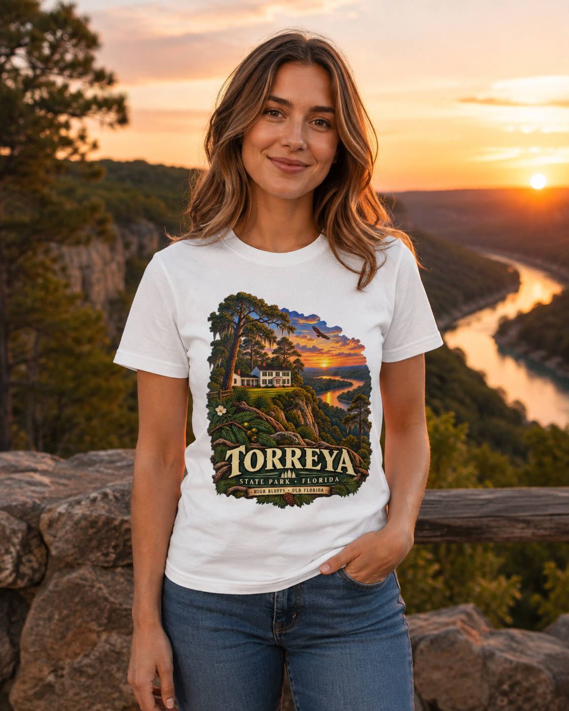 Torreya State Park Shirt, Florida High Bluffs & Gregory House Graphic Tee.