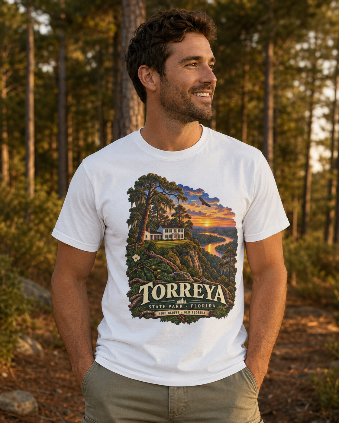 Torreya State Park Shirt, Florida High Bluffs & Gregory House Graphic Tee.