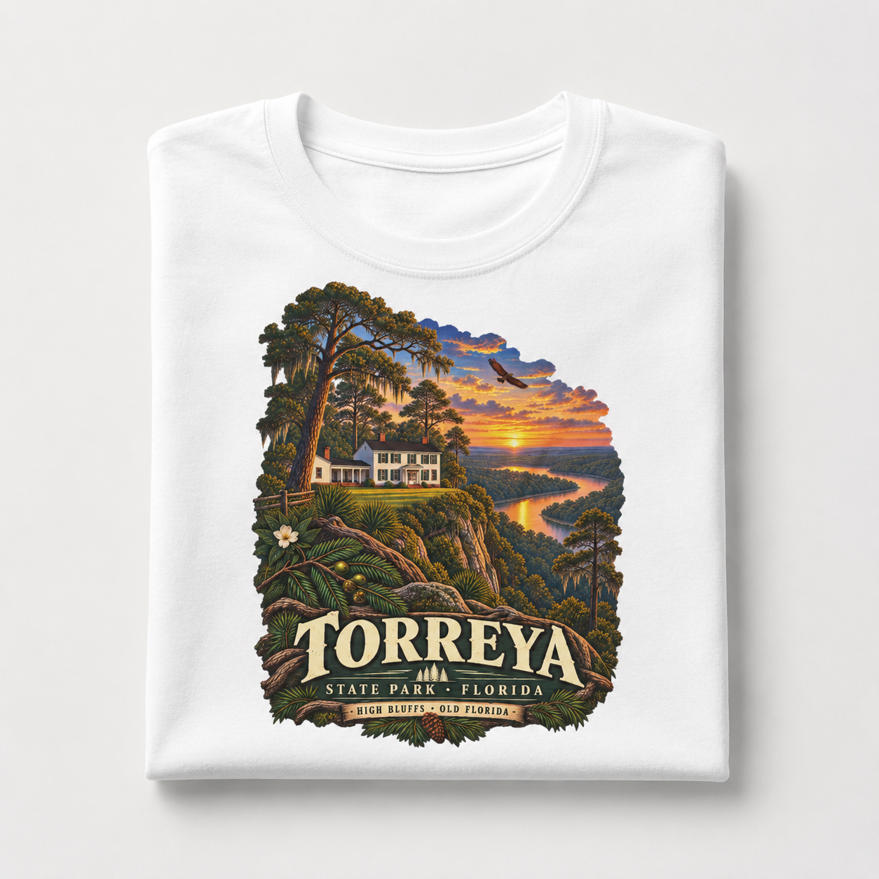 Torreya State Park Shirt, Florida High Bluffs & Gregory House Graphic Tee.