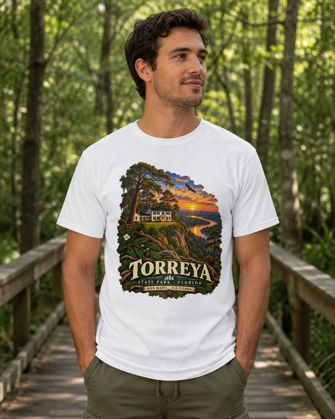 Torreya State Park Shirt, Florida High Bluffs & Gregory House Graphic Tee.