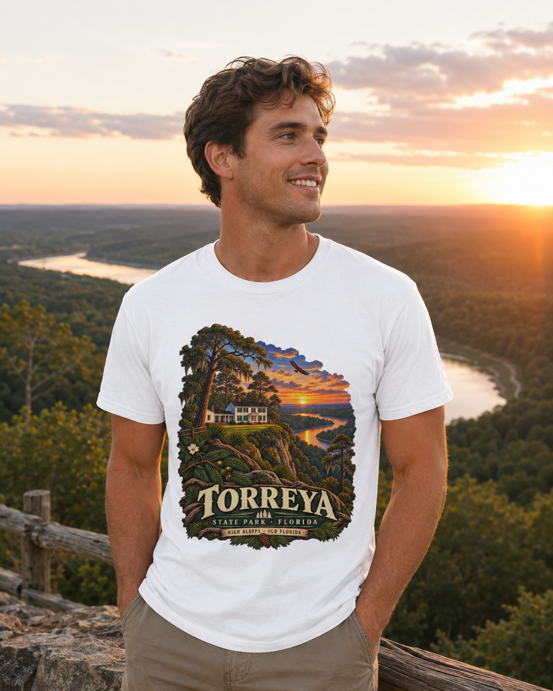 Torreya State Park Shirt, Florida High Bluffs & Gregory House Graphic Tee.